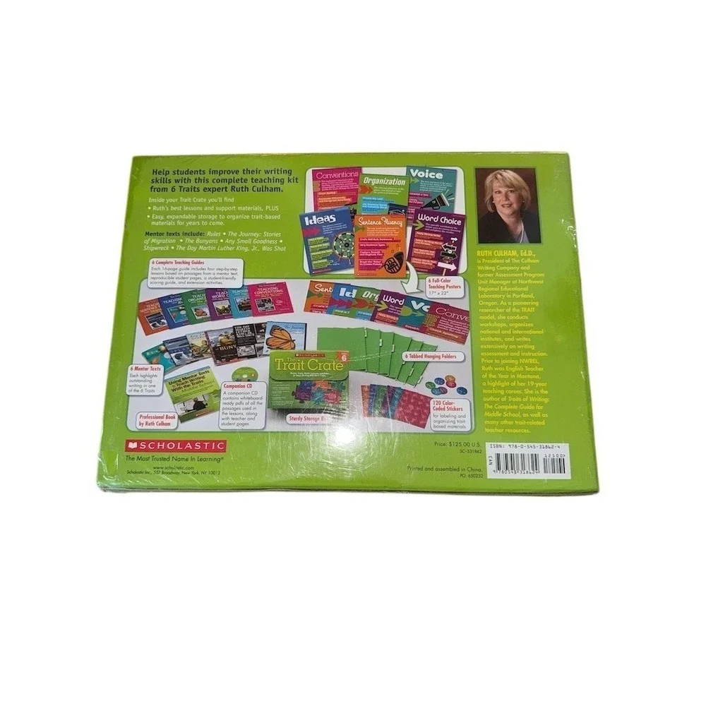 Scholastic The Trait Crate Grade 6 Writing‎ Kit Home School complete curriculum